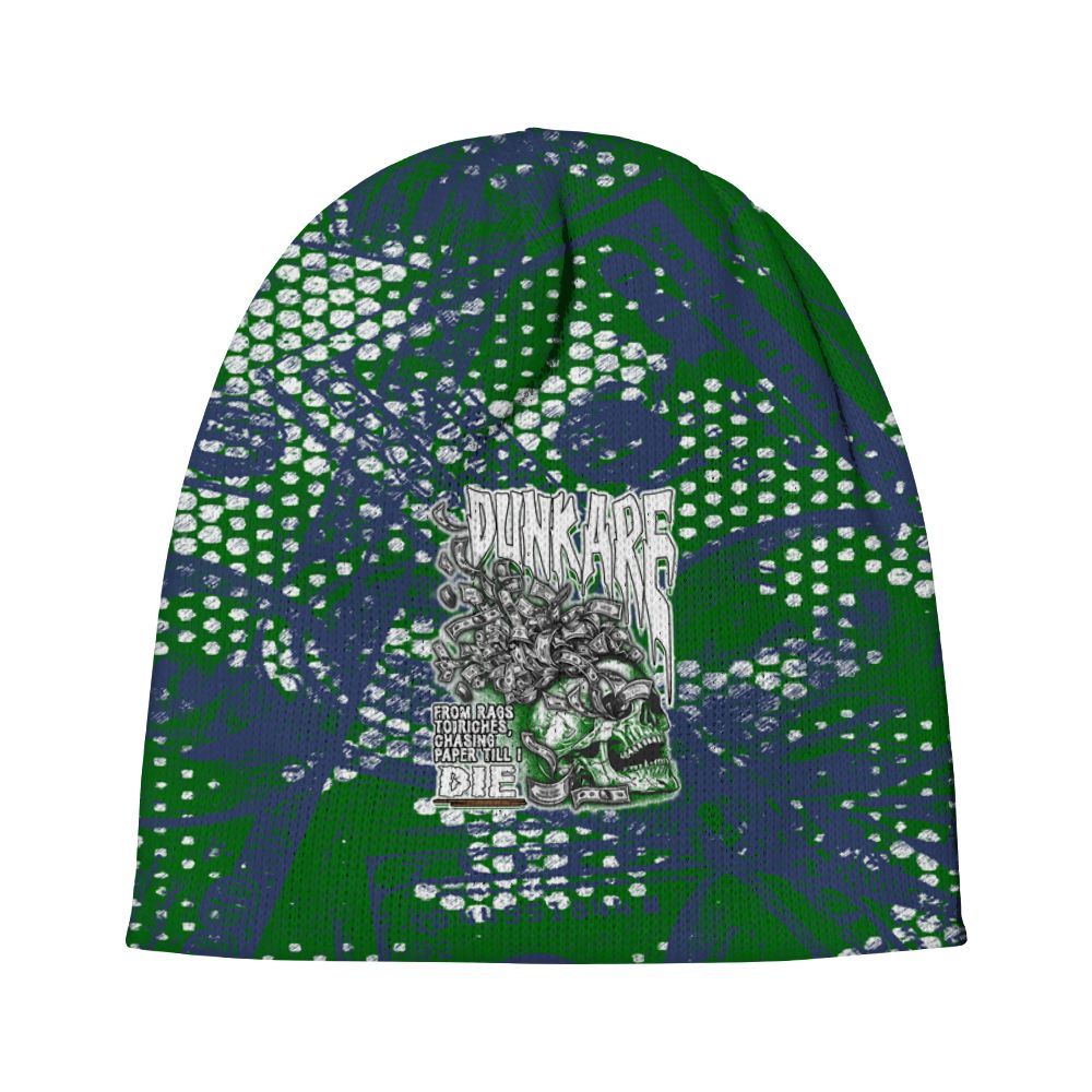 Beanie Hat To Match Midnight Navy 13s - From Rags To Riches Graphic