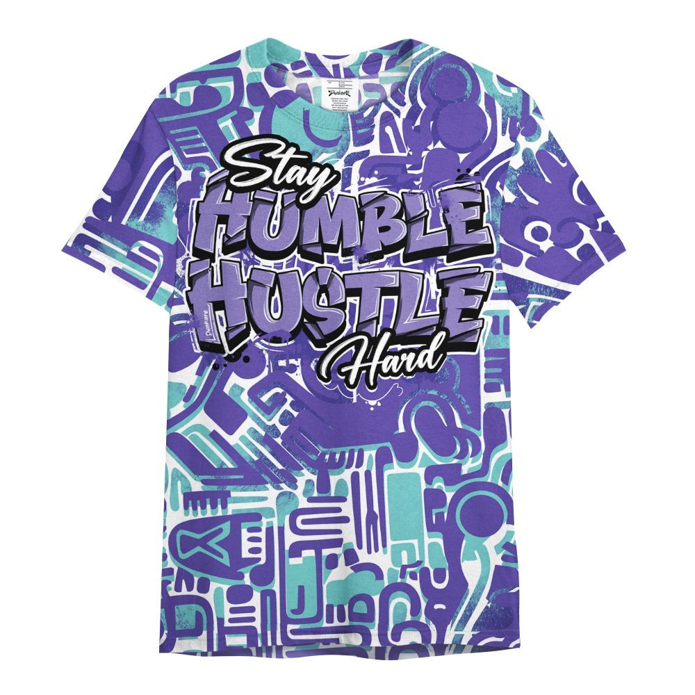 Shirt To Match Low Hornets 1s - Humble Hustle Retro All Over Print