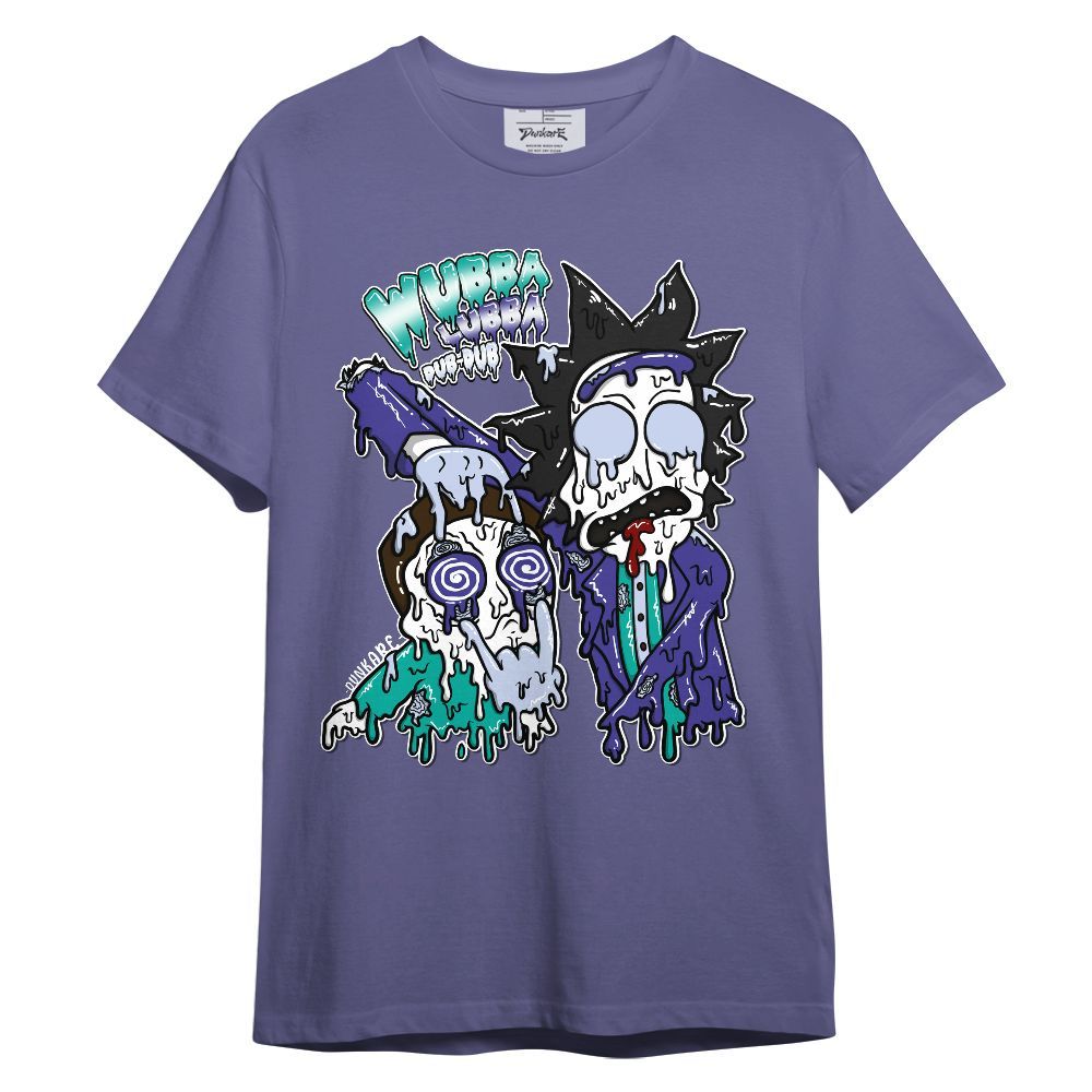 Shirt To Match Retro Grape 5s - Wubba Rick Drip Graphic