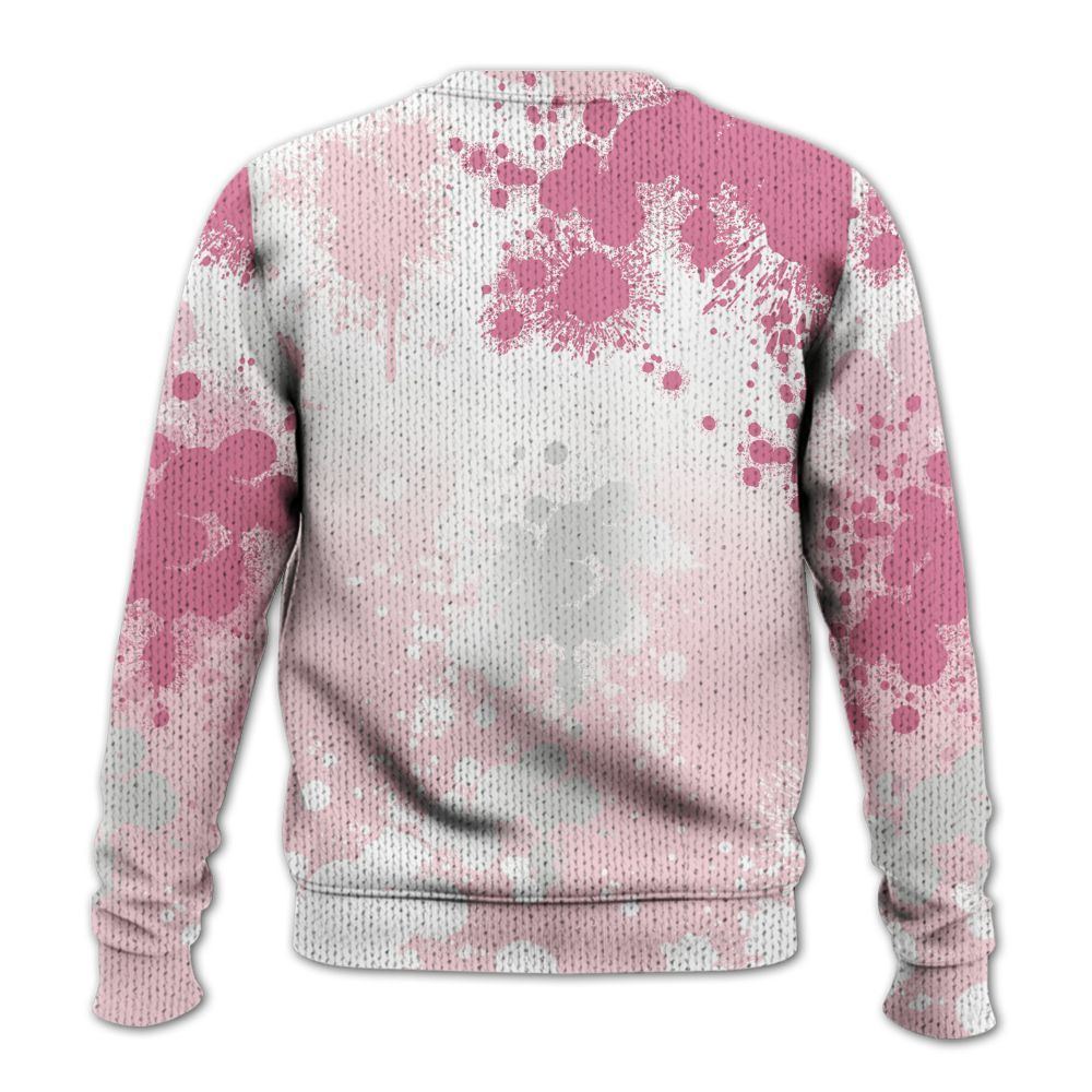 Sweater To Match GS Pearl Pink 12s Shirt, Trust No One Scary Graphic