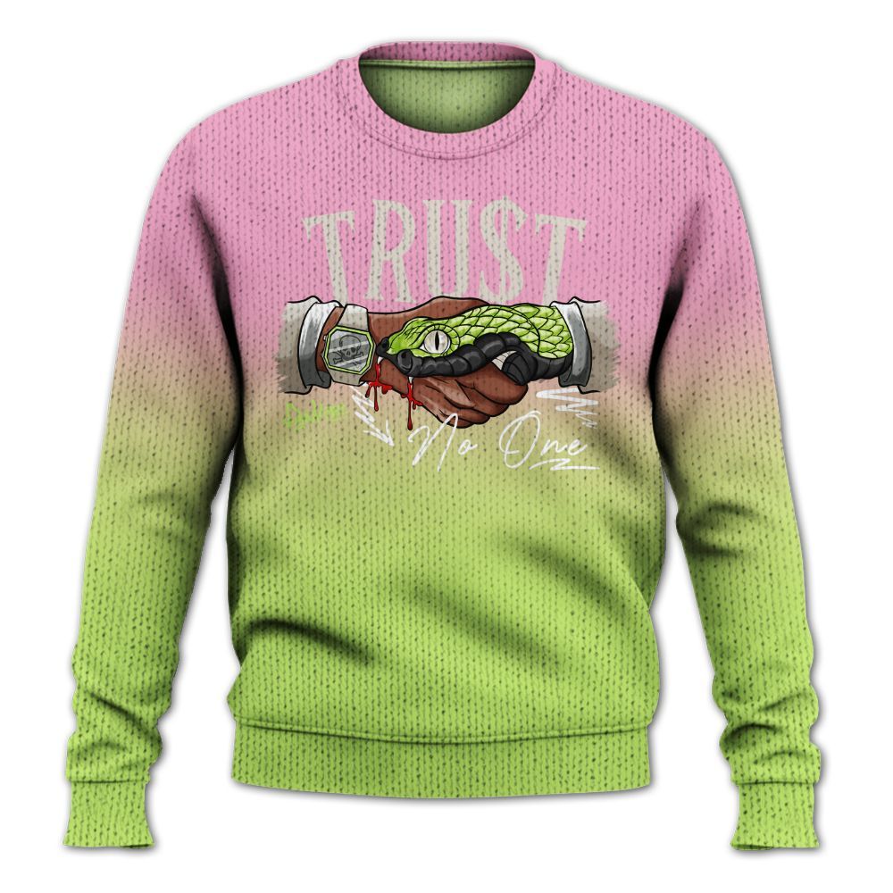 Sweater To Match Jack Black Night Silver - Snake Trust No One Drip Graphic