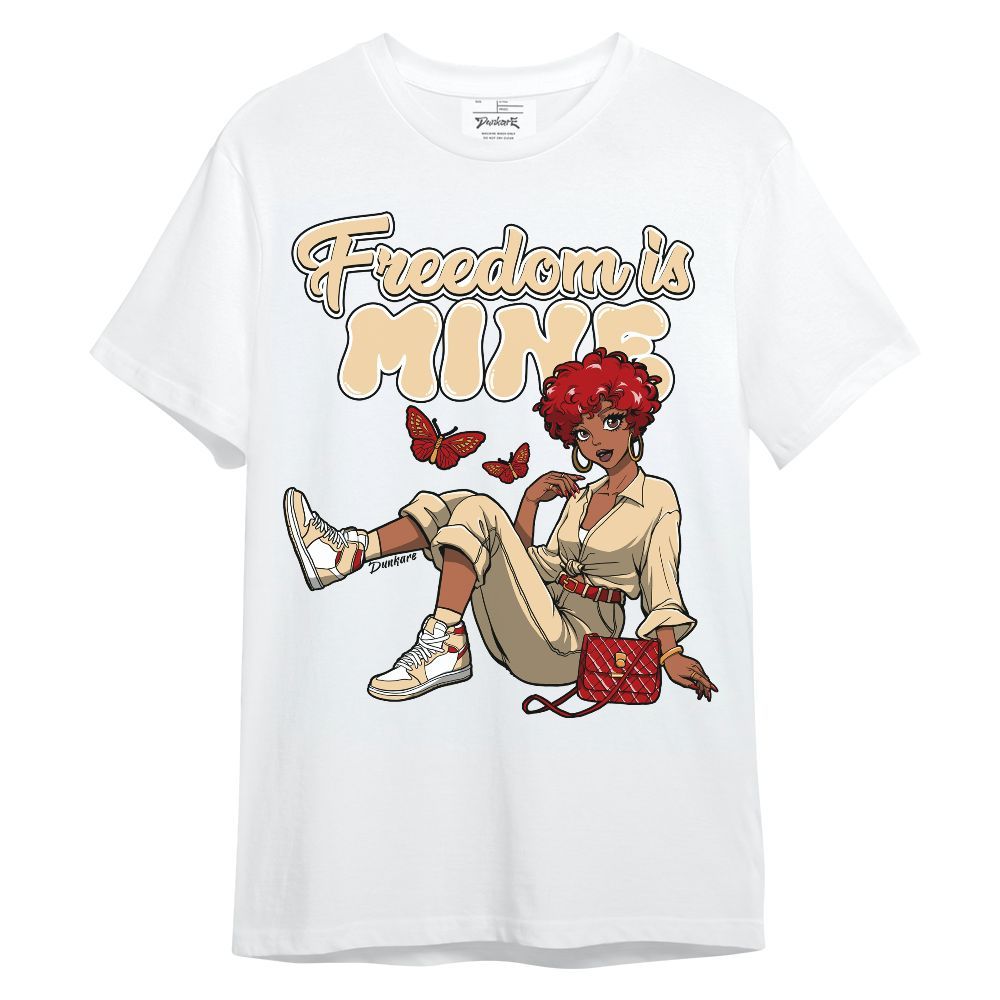 Shirt To Match Dunk Low Strawberry Waffle - Freedom Is Mine Unisex Shirt