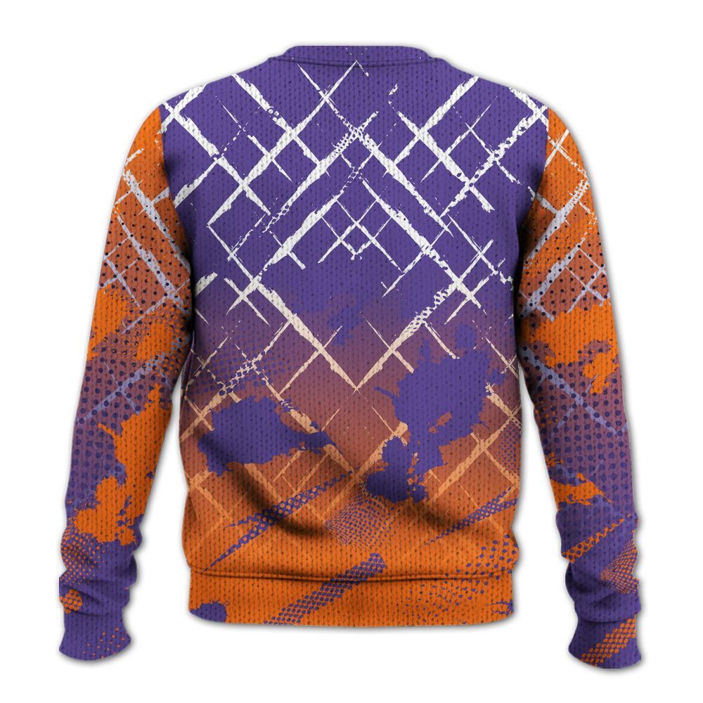 Knitted Sweater To Match Air Max Waffle SP Voltage Purple - Halftone Stand Business Dripping