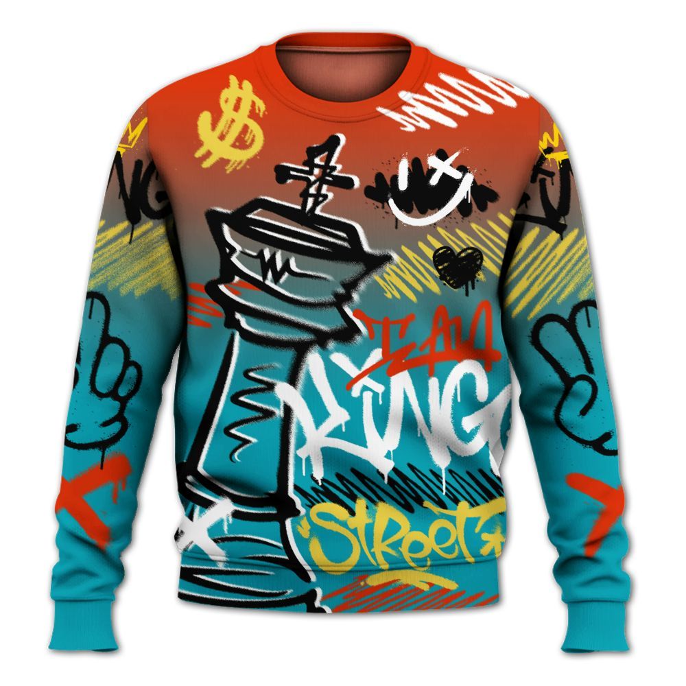 Sweatshirt To Match Dunk Low KD 17 N7 - Street King Chess Streetwear All Over Print