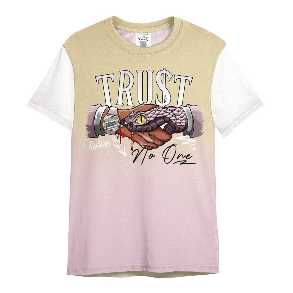 Shirt To Match Denim Iced Carmine 4s - Snake Trust No One Drip All Over Print