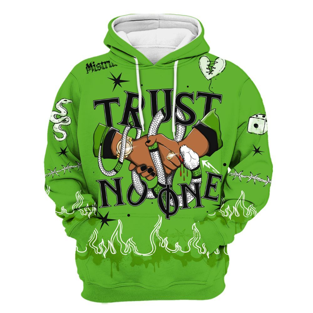 Hoodie To Match Air Foamposite One Volt - Trust No One Snake-Bite Doodle Crayon All Over Print