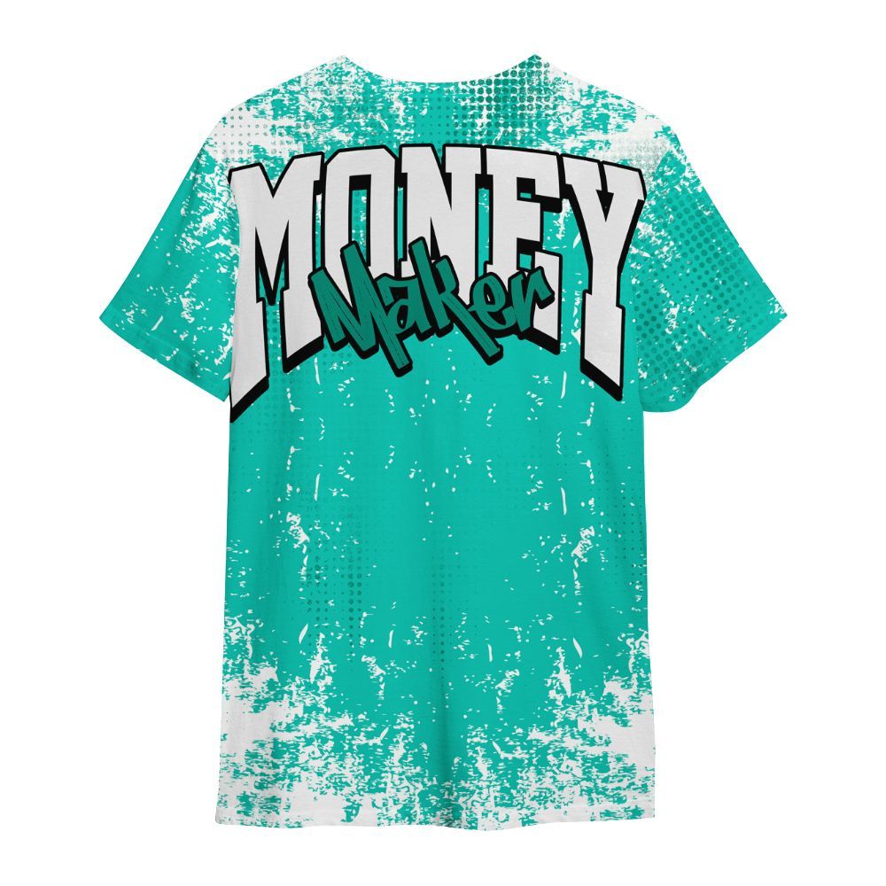 Shirt To Match Dunk Low Clear Jade - Move In Silence Money Street Retro All Over Print