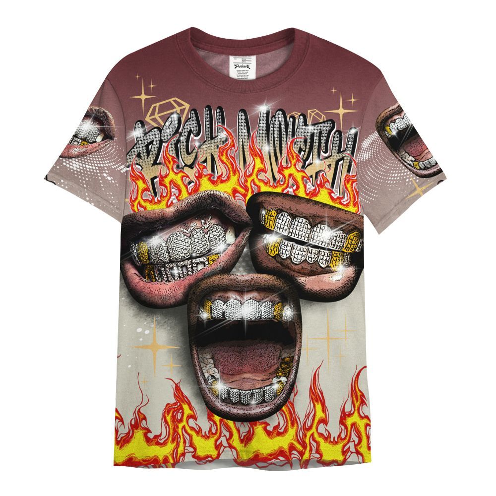 Shirt To Match Legacy 312 Year Of The Snake - Rich Mouth Fire Rap Retro 90s All Over Print