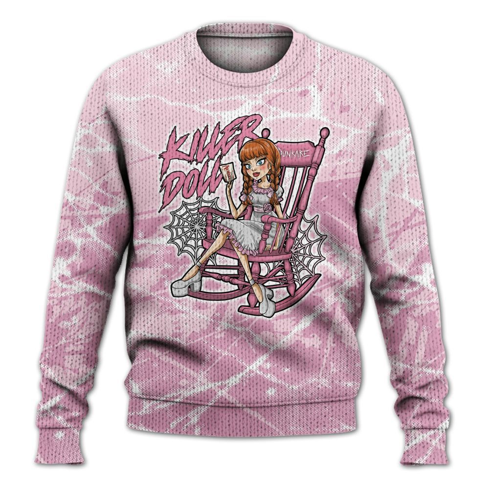 Knitted Sweater To Match Orchid 4s - Killer Doll-A Halloween Profound