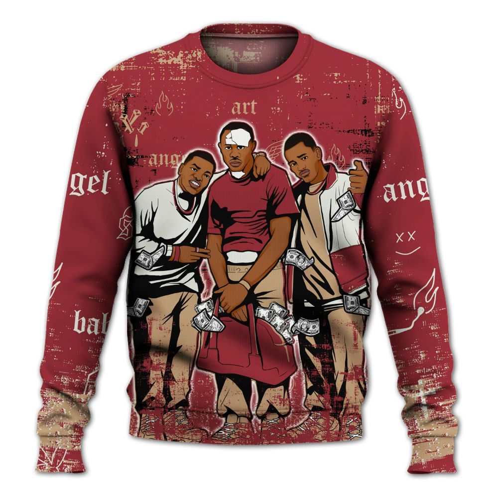 Sweatshirt To Match Chicago 2025 40s Shirt, Paid In Full Money All Over Print