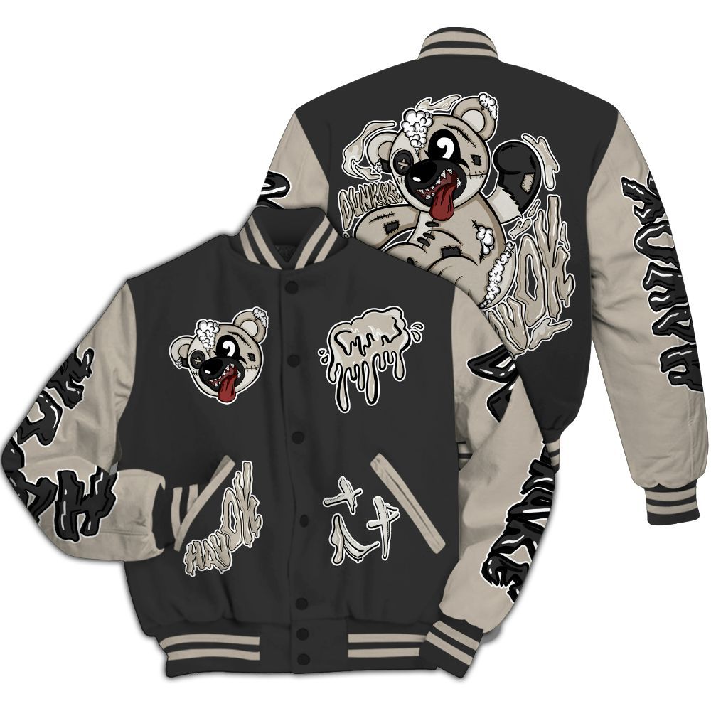 Varsity Jacket To Match RM Light Bone 4s - Havok Bear All Over Print