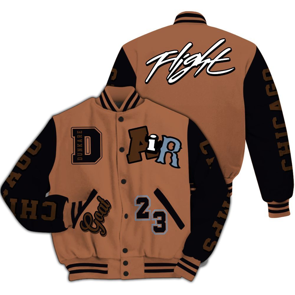Varsity Jacket To Match Air Foamposite Metallic Copper - AIR Number 23 GOAT All Over Print