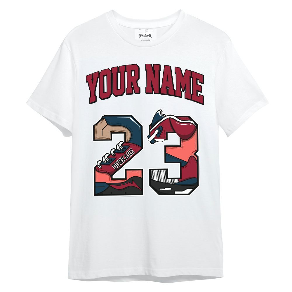 Shirt To Match Mid Multi Color 2022 1s - Custom Name Number 23 5s Unisex Shirt