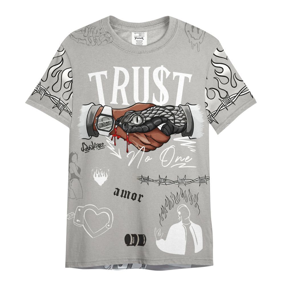 Shirt To Match Low OG Phantom 1s - Snake Trust No One All Over Print