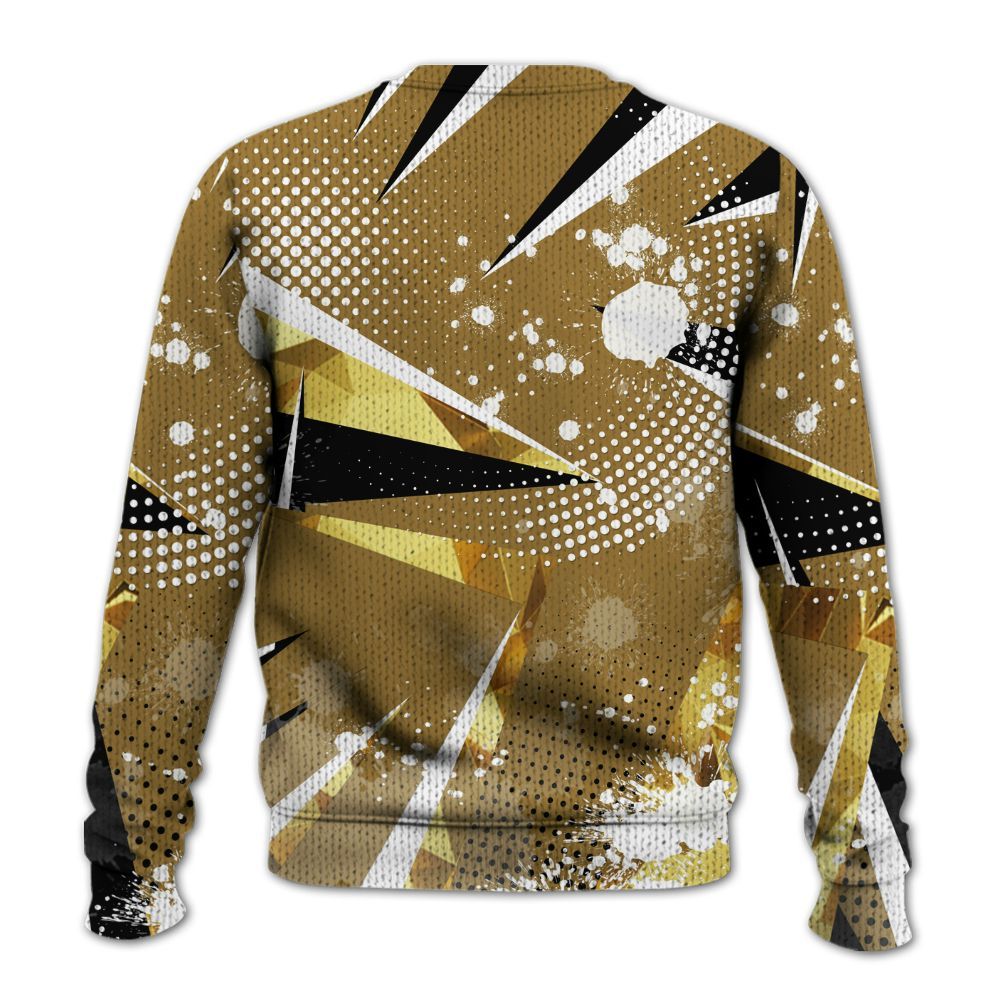 Knitted Sweater To Match NET Gold 4s - Poly Trust No One Dripping