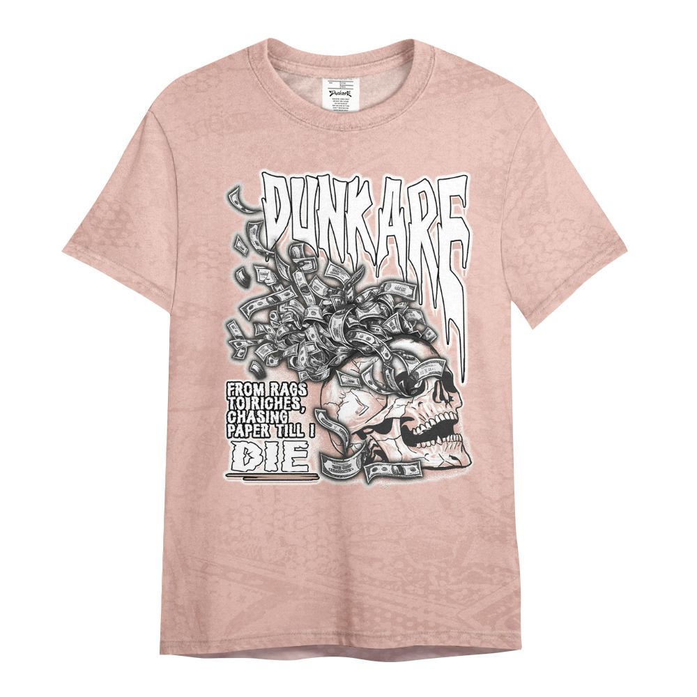 Shirt To Match Dunk Low Pink Velvet - From Rags To Riches All Over Print