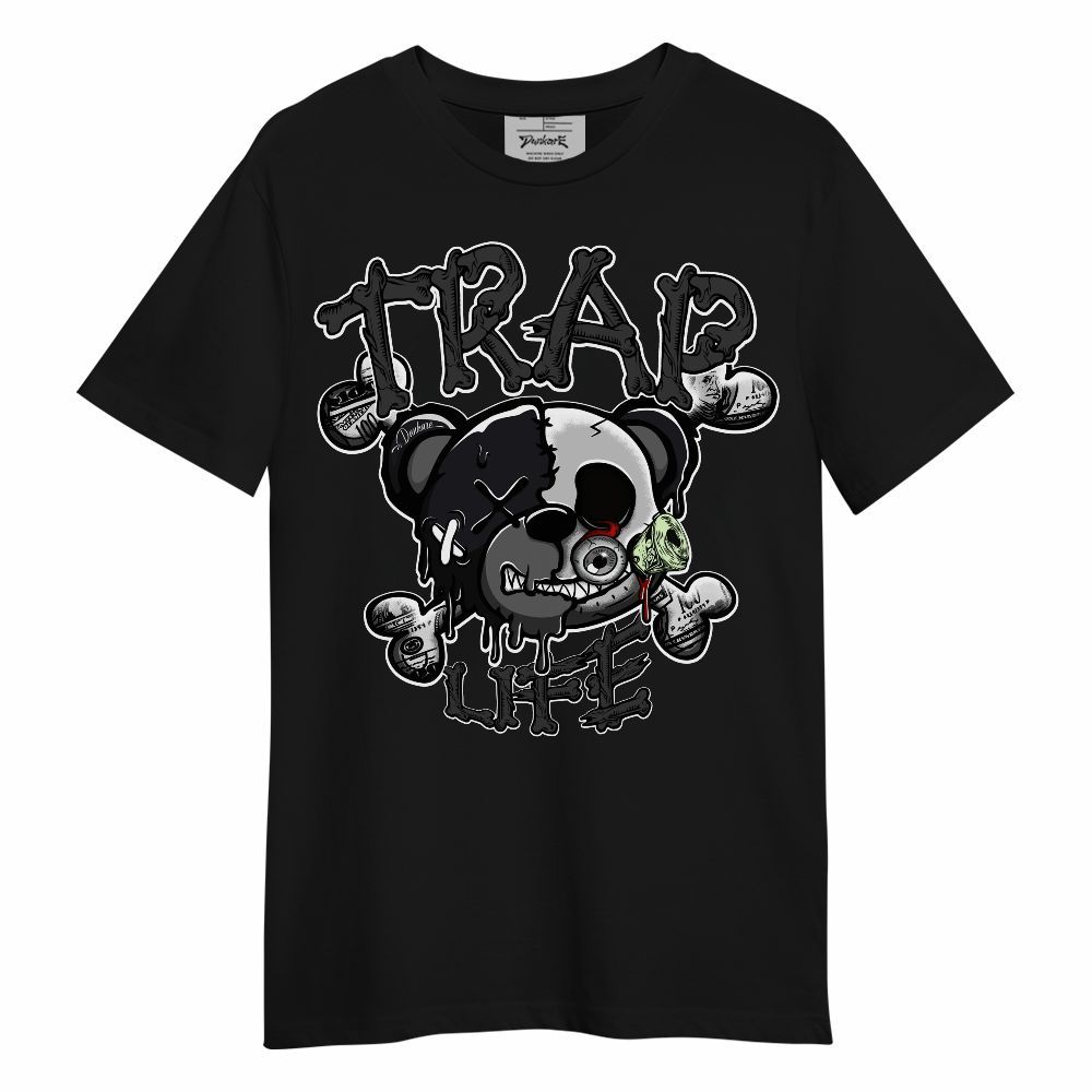 Shirt To Match White Thunder 4s - Trap Bear Skull Unisex Shirt