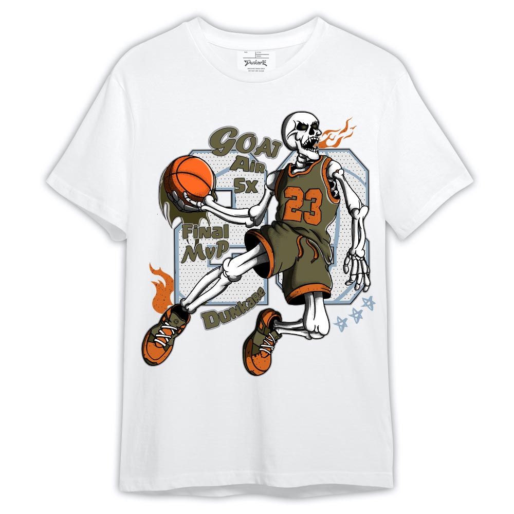 Shirt To Match Olive 5s - 23 G.O.A.T Basketball Shirt Outfit