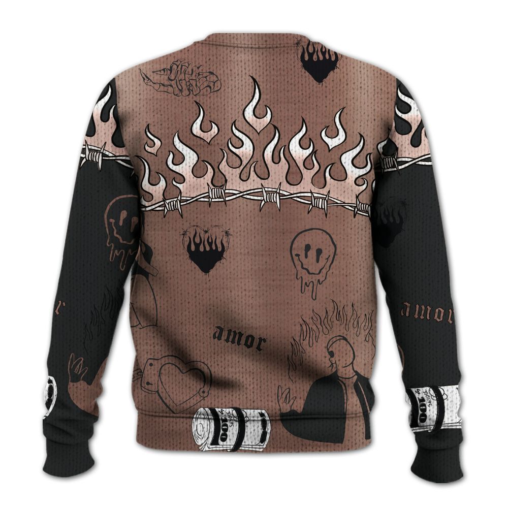 Knitted Sweater To Match KD 4 Christmas - Snake Trust No One