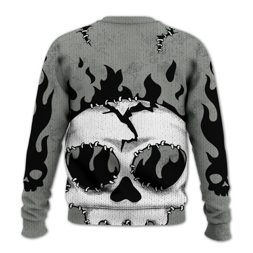Knitted Sweater To Match Paris Olympics 4s - Cracked Skull Stitches
