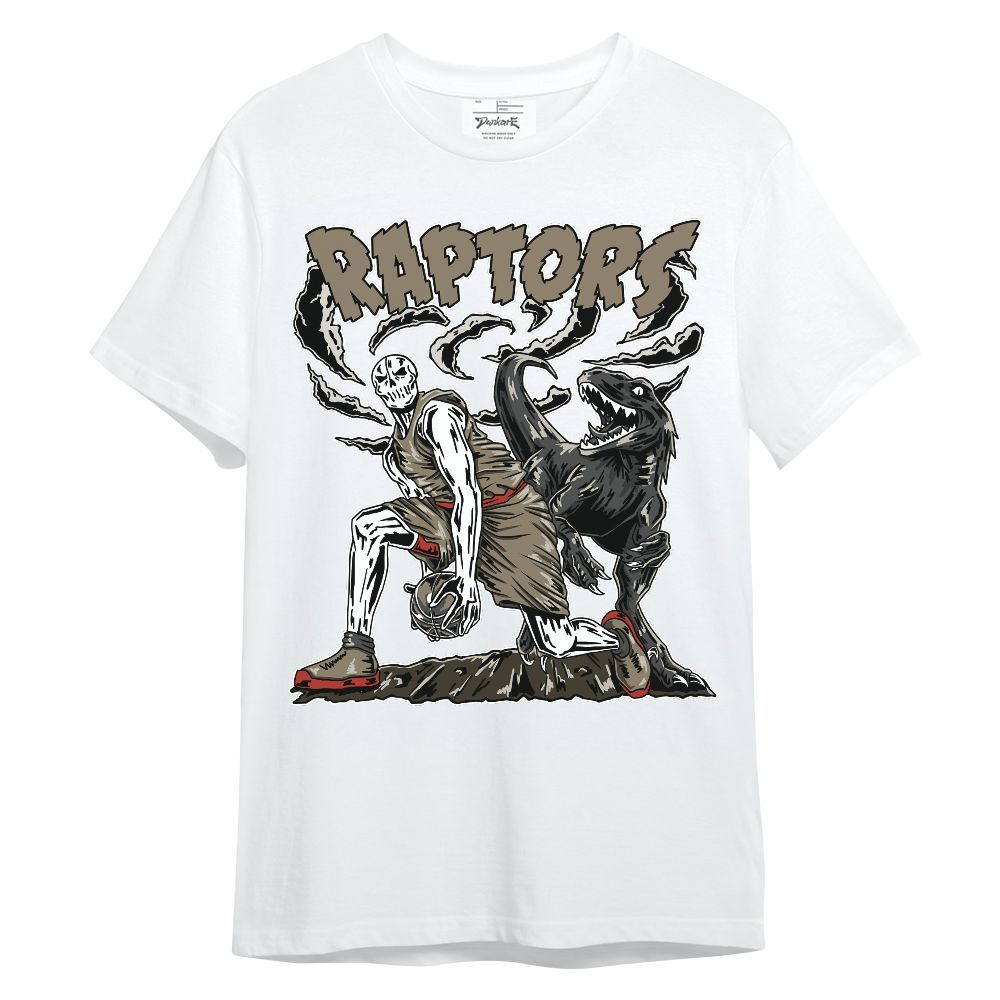 Shirt To Match Olive 9s - Raptors Skeleton Unisex Shirt