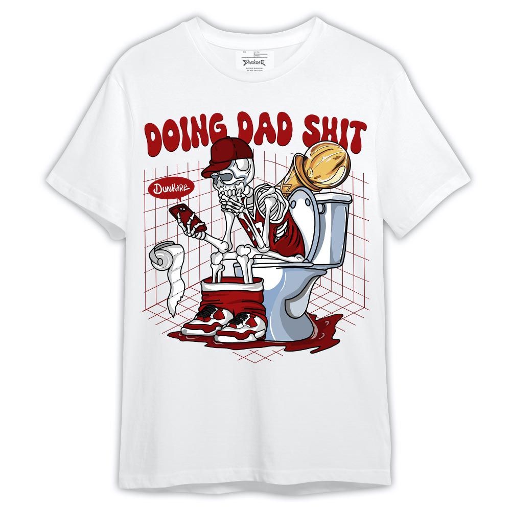 Shirt To Match Red Taxi 12s - Doing Dad Shit Shirt Outfit 305 TCD