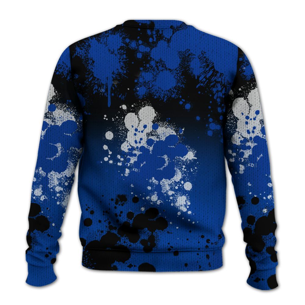 Knitted Sweater To Match Hyper Royal 12s - Trust No One Scary