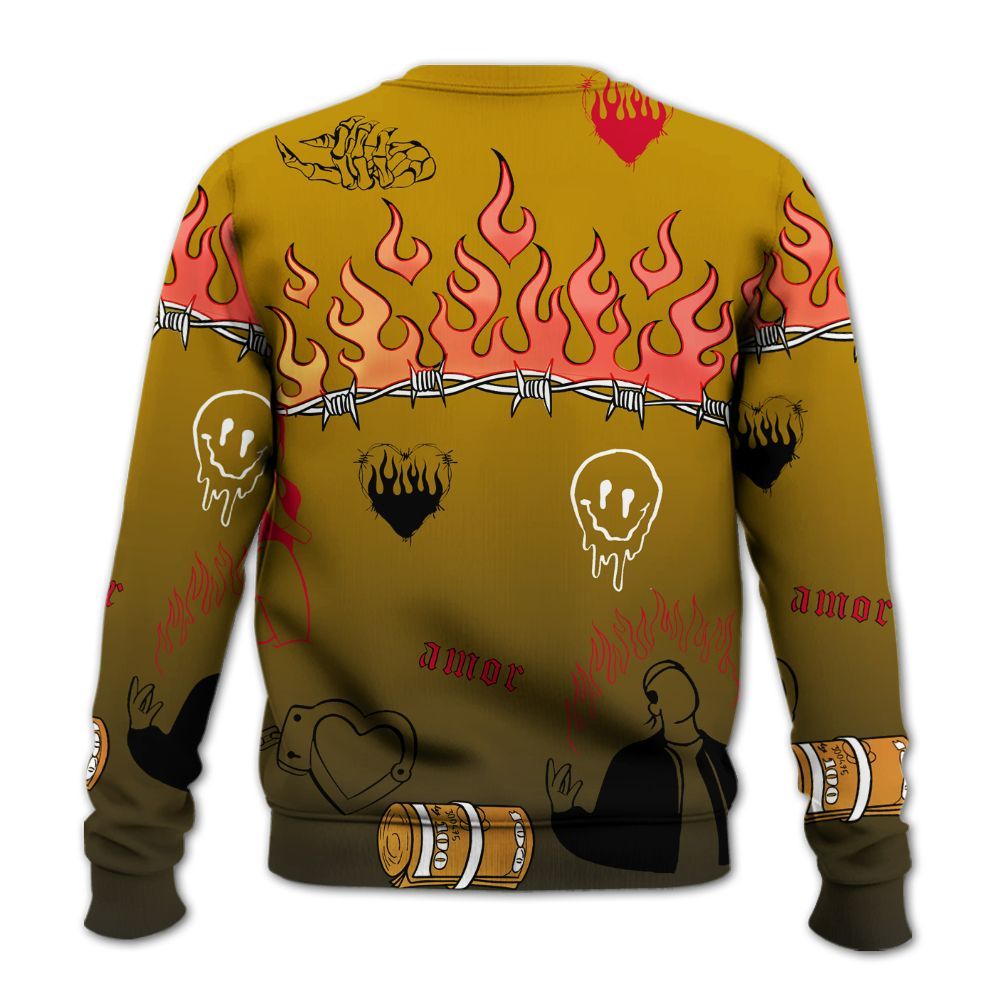 Sweatshirt To Match Ja 3 Raptor - Snake Trust No One All Over Print