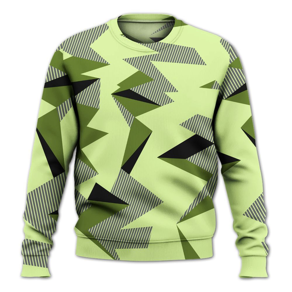 Sweatshirt To Match Smoke Grey Volt TR 1s - Geometric Camouflage Pattern All Over Print