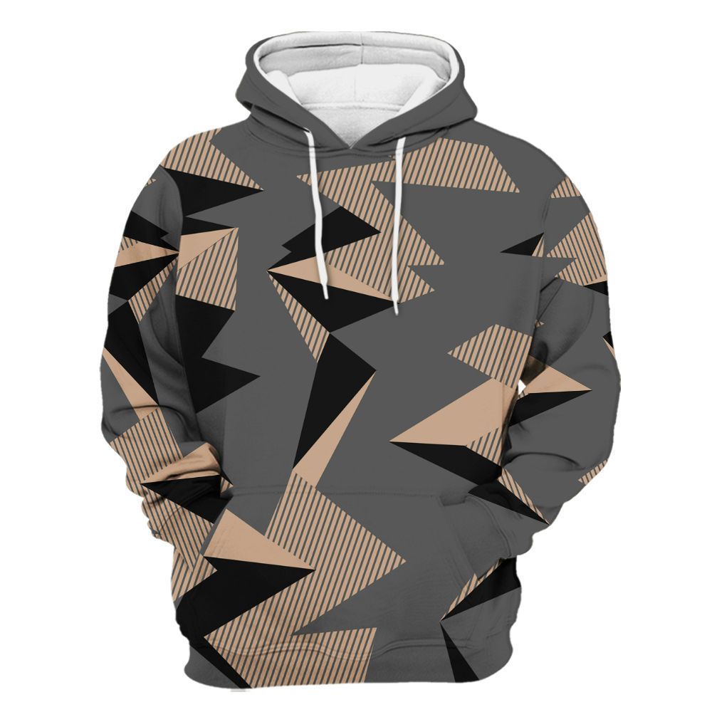 Hoodie To Match Kobe 9 EM Mamba - Geometric Camouflage Pattern All Over Print