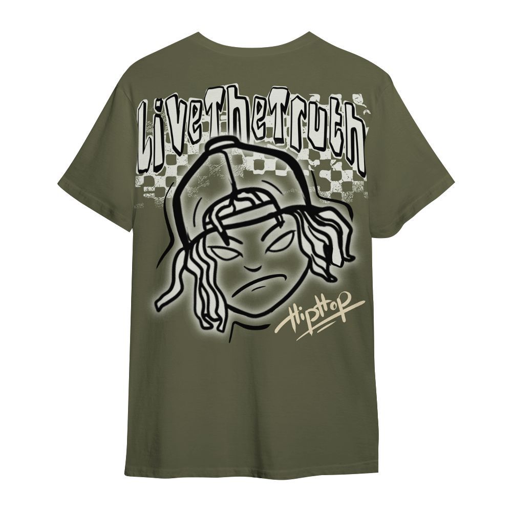 Shirt To Match Travis Scott Low OG Medium Olive 1s - Feel Life Street Style All Over Print