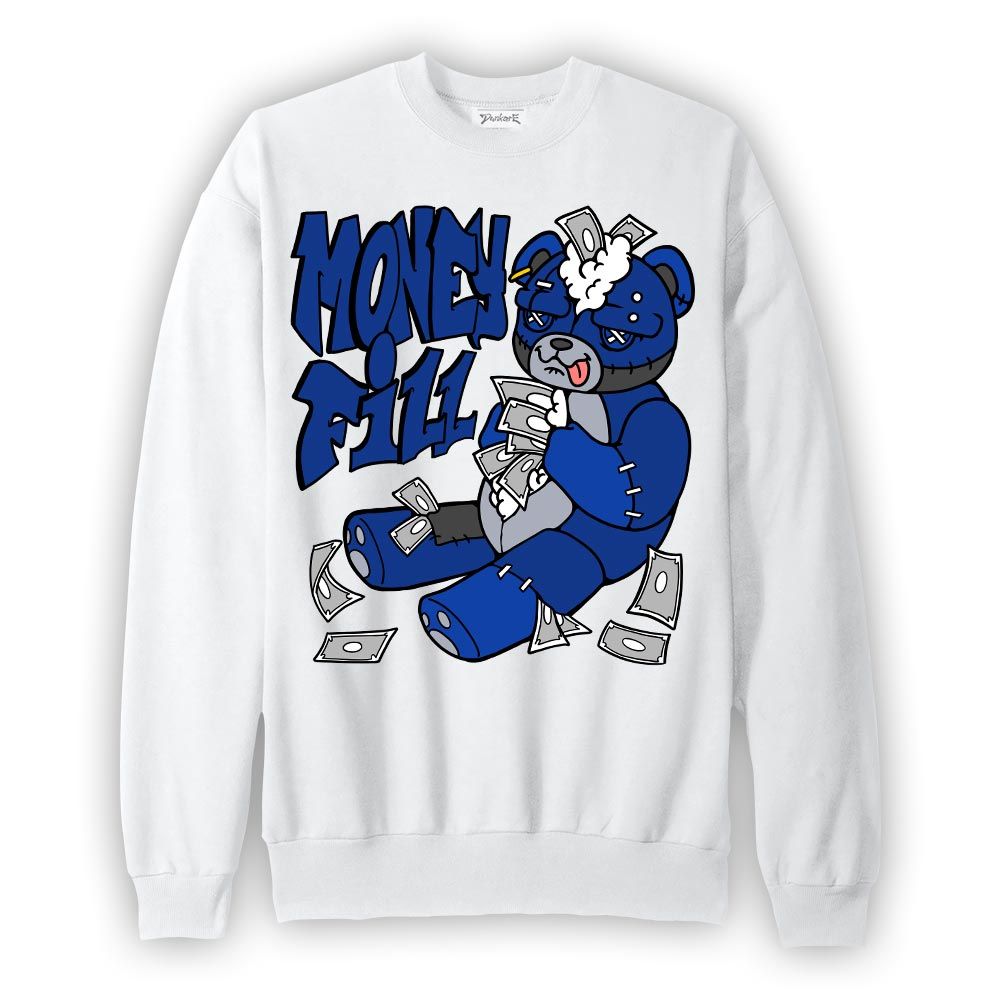Sweatshirt To match Air Foamposite One Royal Sweatshirt - Money Fill Hugz Graphic