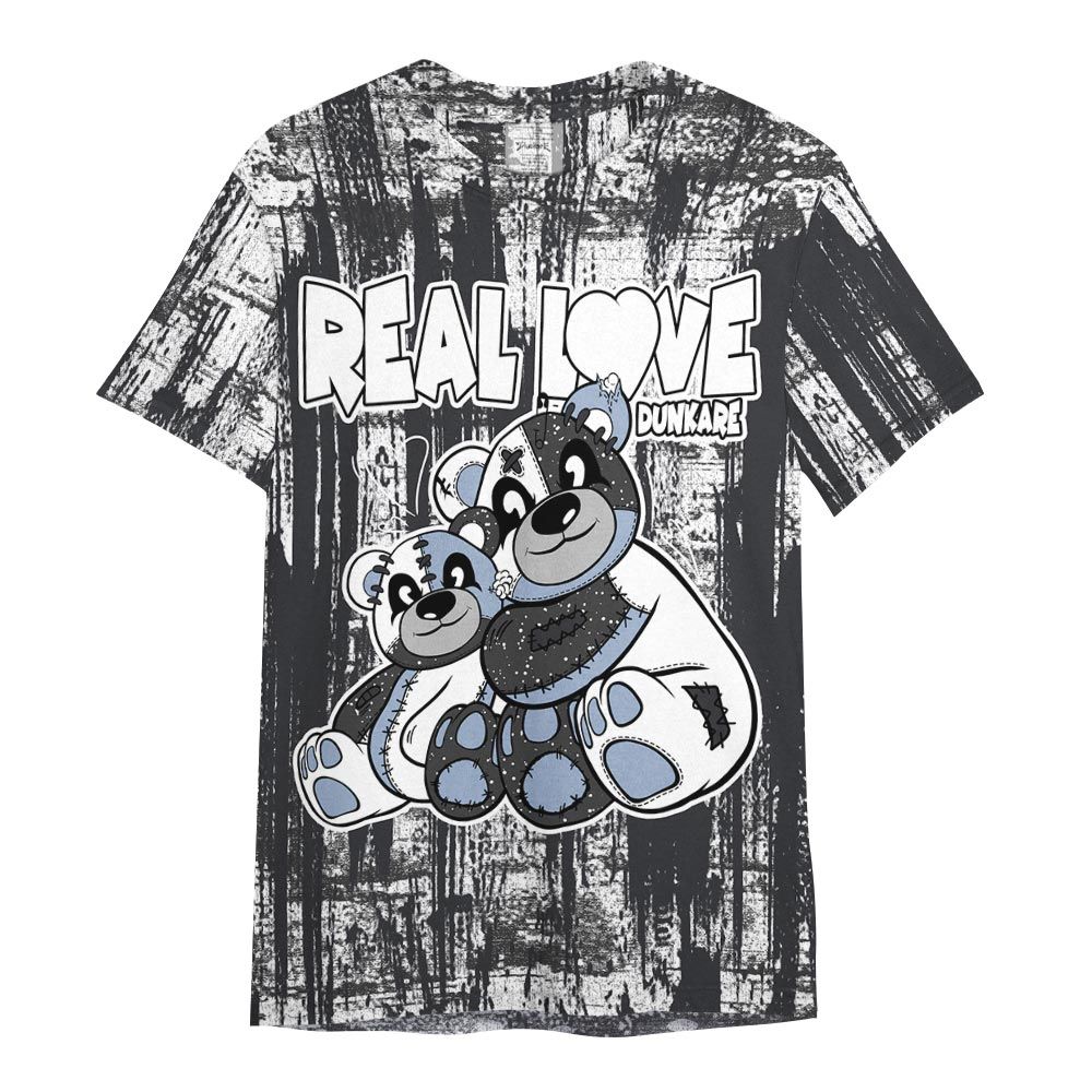 Shirt To Match Reverse Black White 6s - Sincere Fondness Bear Glitch Art Shirt Unisex