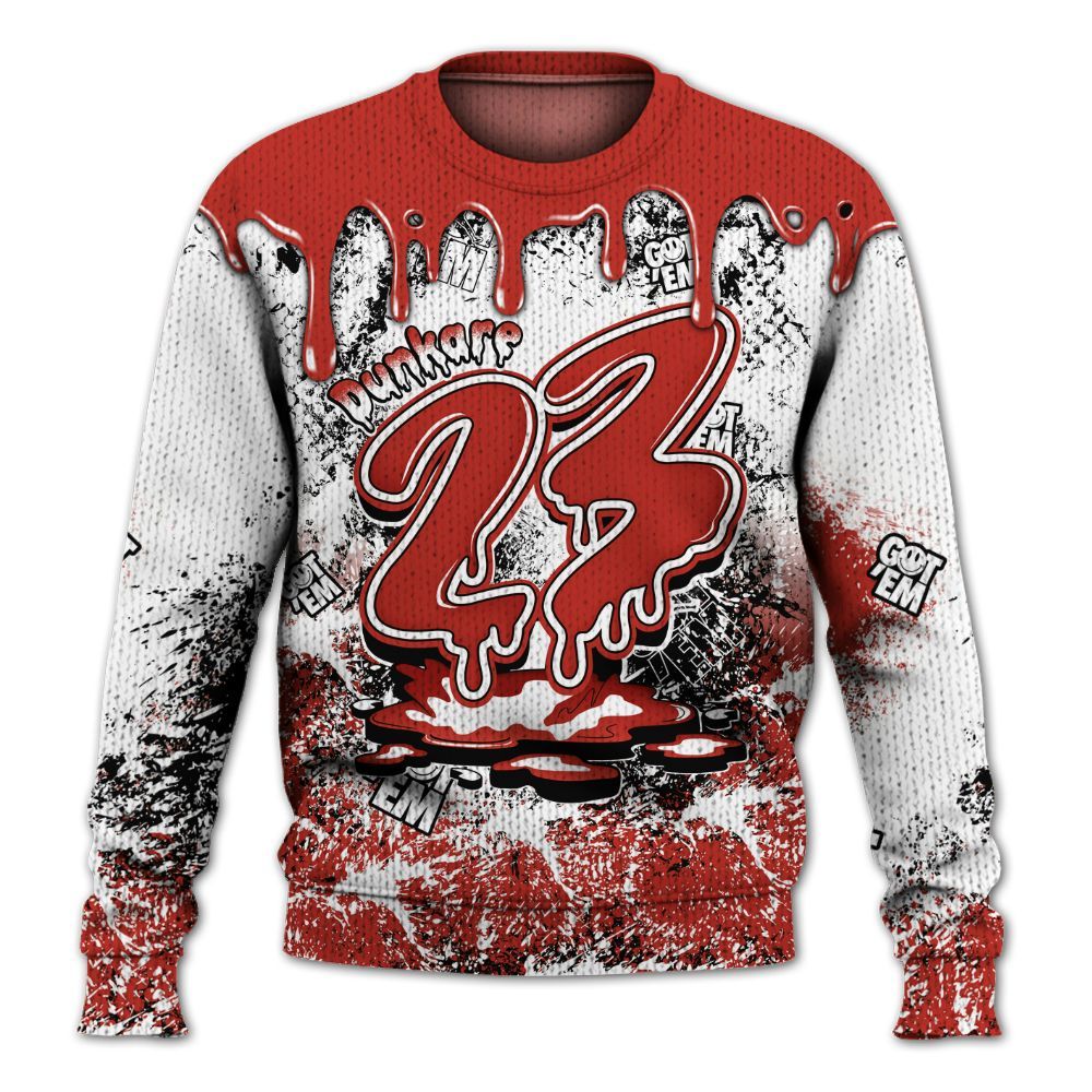 Knitted Sweater To Match Dunk Low St. Johns - Dripping 23 Drip