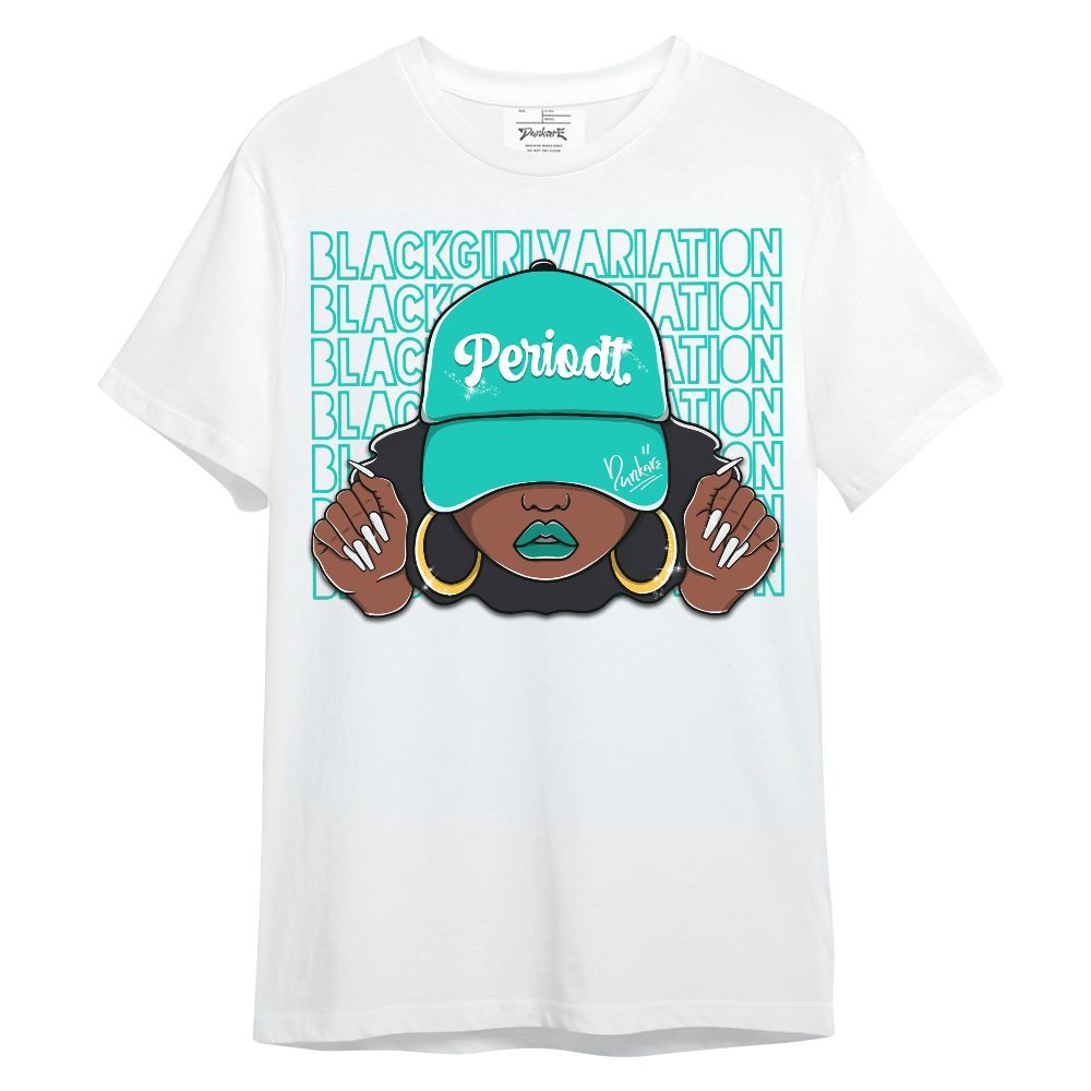 Shirt To Match Dunk Low Clear Jade - Black Girl Variation Unisex Shirt