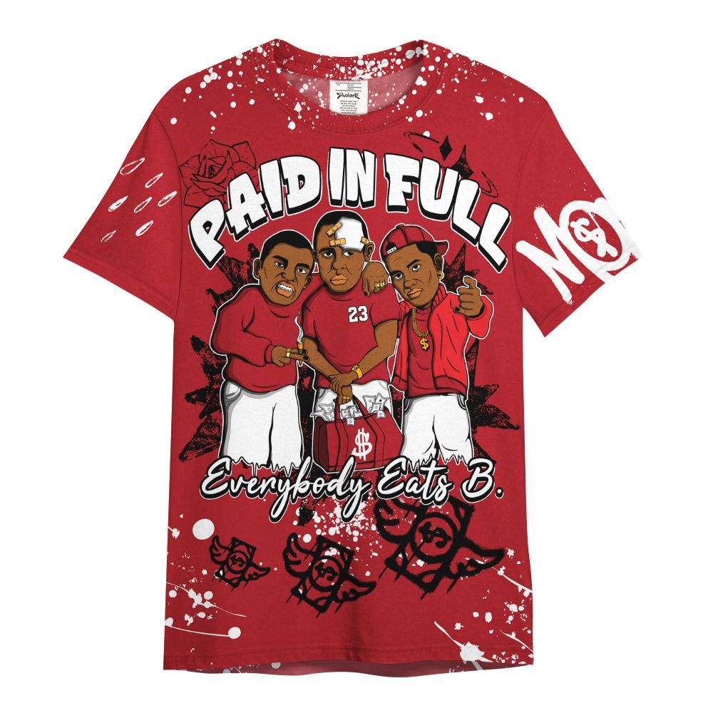 Shirt To Match Air DT Max 96 Love Letter- Paid In Full Crayon All Over Print