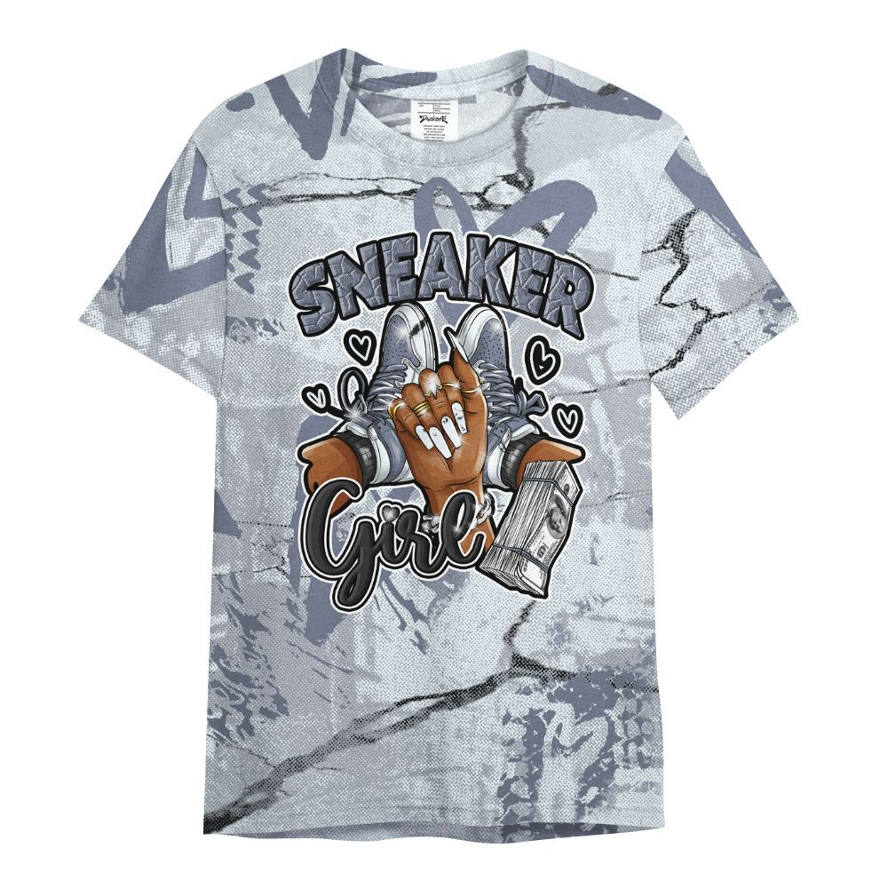 Shirt To Match Air Foamposite Jin Kazama - Sneakerz Girlz Heart Grunge All Over Print