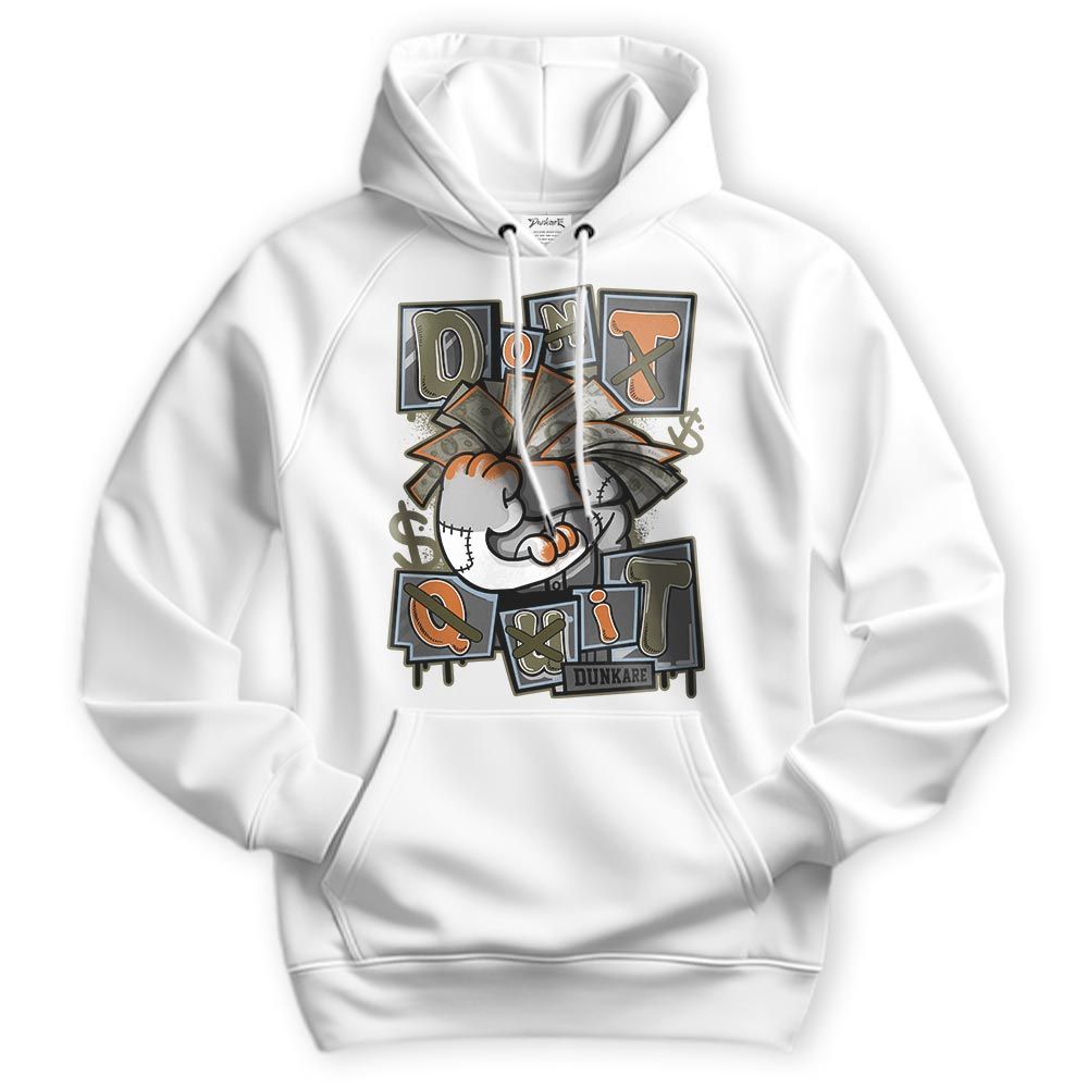 Sweatshirt To Match Olive 5s Hoodie - Don't Quit Graphic Hoodie Unisex