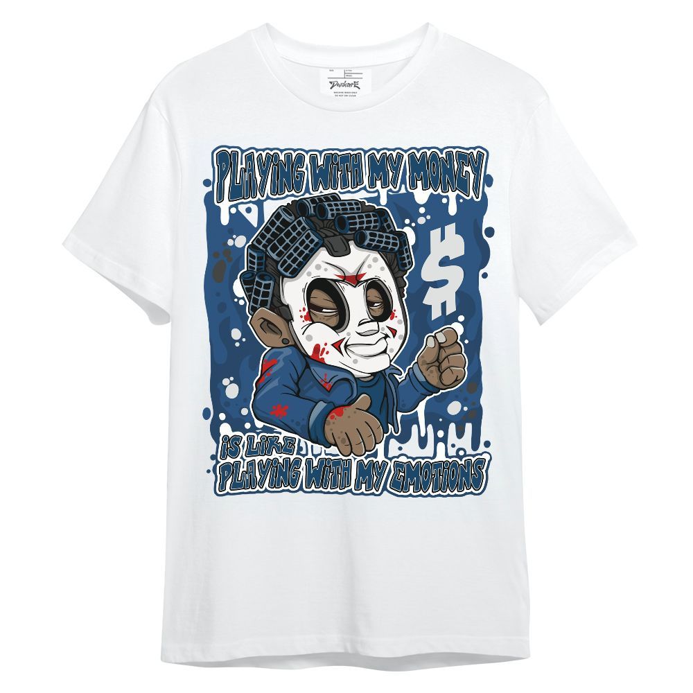 Shirt To Match High OG Midnight Navy 1s - Playing With My Money Graphic Unisex Shirt