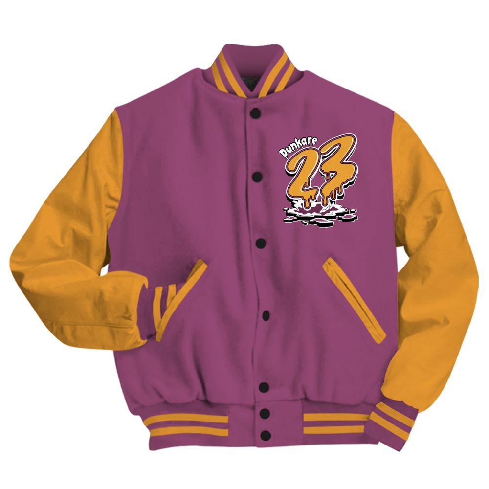 Varsity Jacket To Match High OG Brotherhood 1s - Custom Name 23 Drip All Over Print