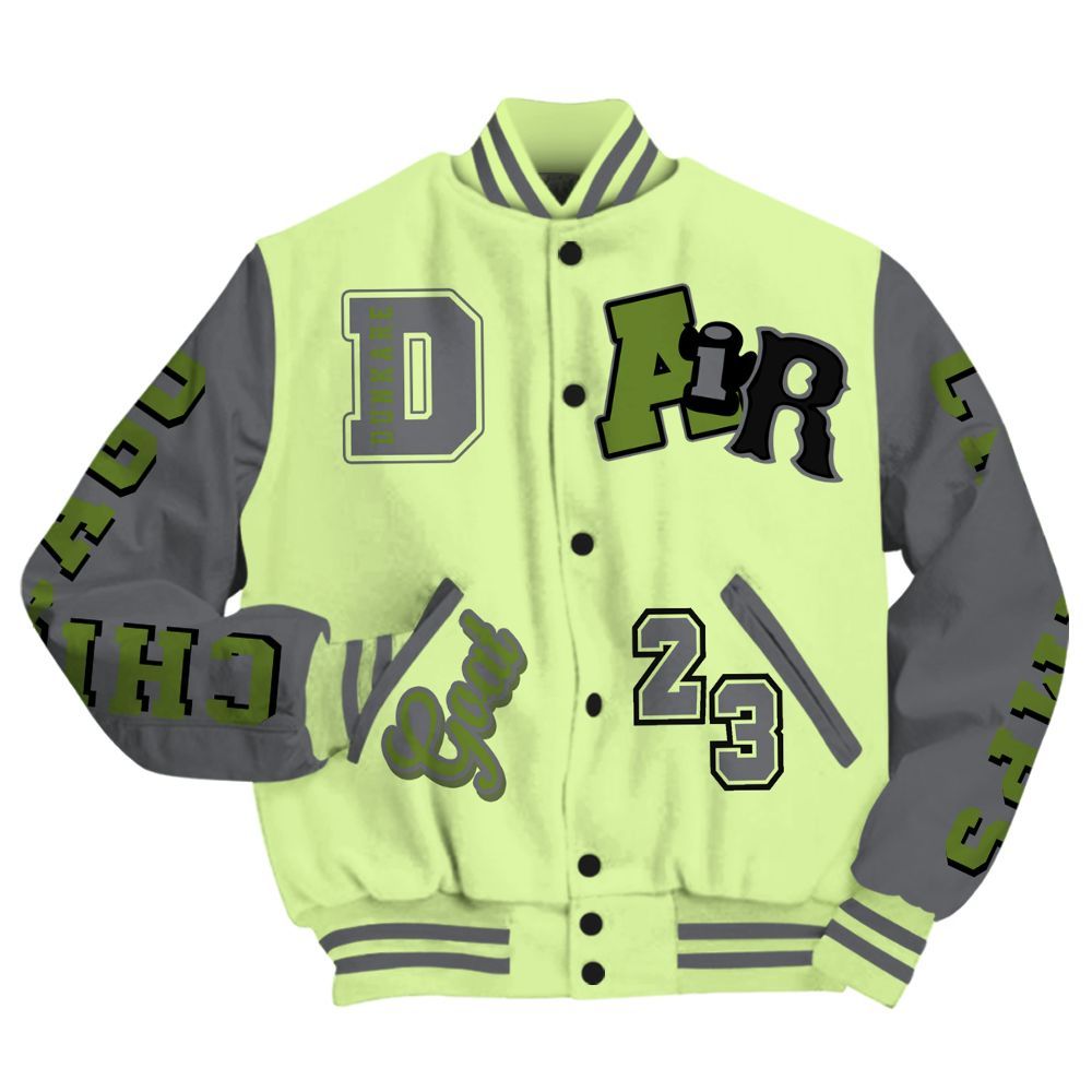 Varsity Jacket To Match Smoke Grey Volt TR 1s - AIR Number 23 GOAT All Over Print