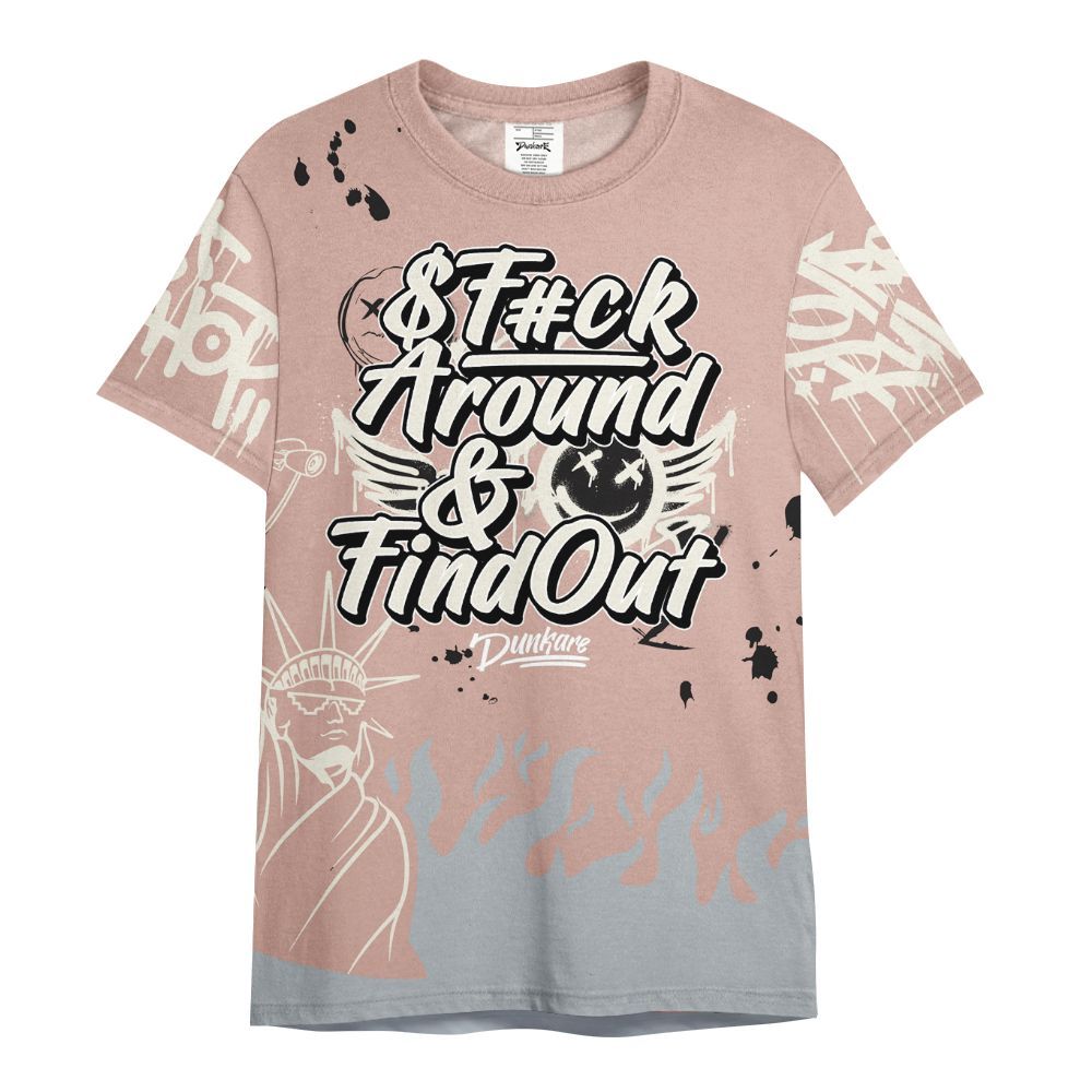 Shirt To Match Air Force Low 1 Arctic Orange - Graphic Fck Around Find Out All Over Print