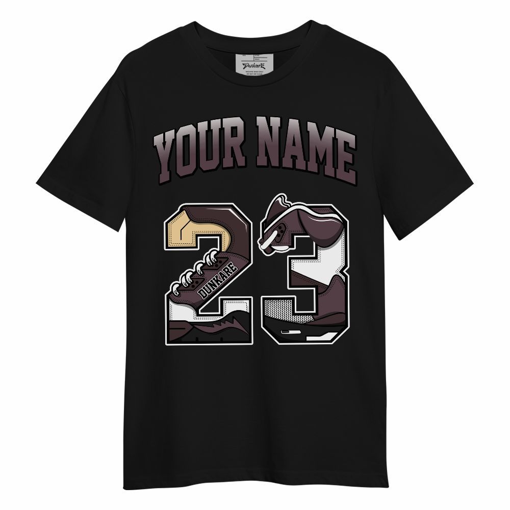 Shirt To Match AMM Black 3s - Custom Name Number 23 5s Unisex Shirt