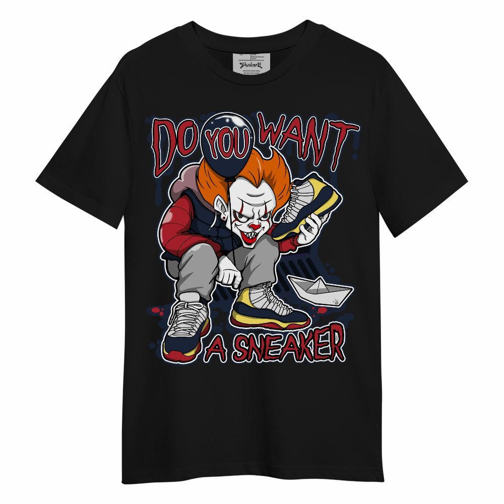 Shirt To Match Dunk Low COJP What The 2024 - Clown Scary Sneakers Halloween Graphic Unisex Shirt