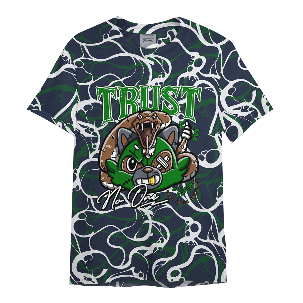 Shirt To Match Midnight Navy 13s - Trust No Raccoon Bubble Graphics Shirt Unisex