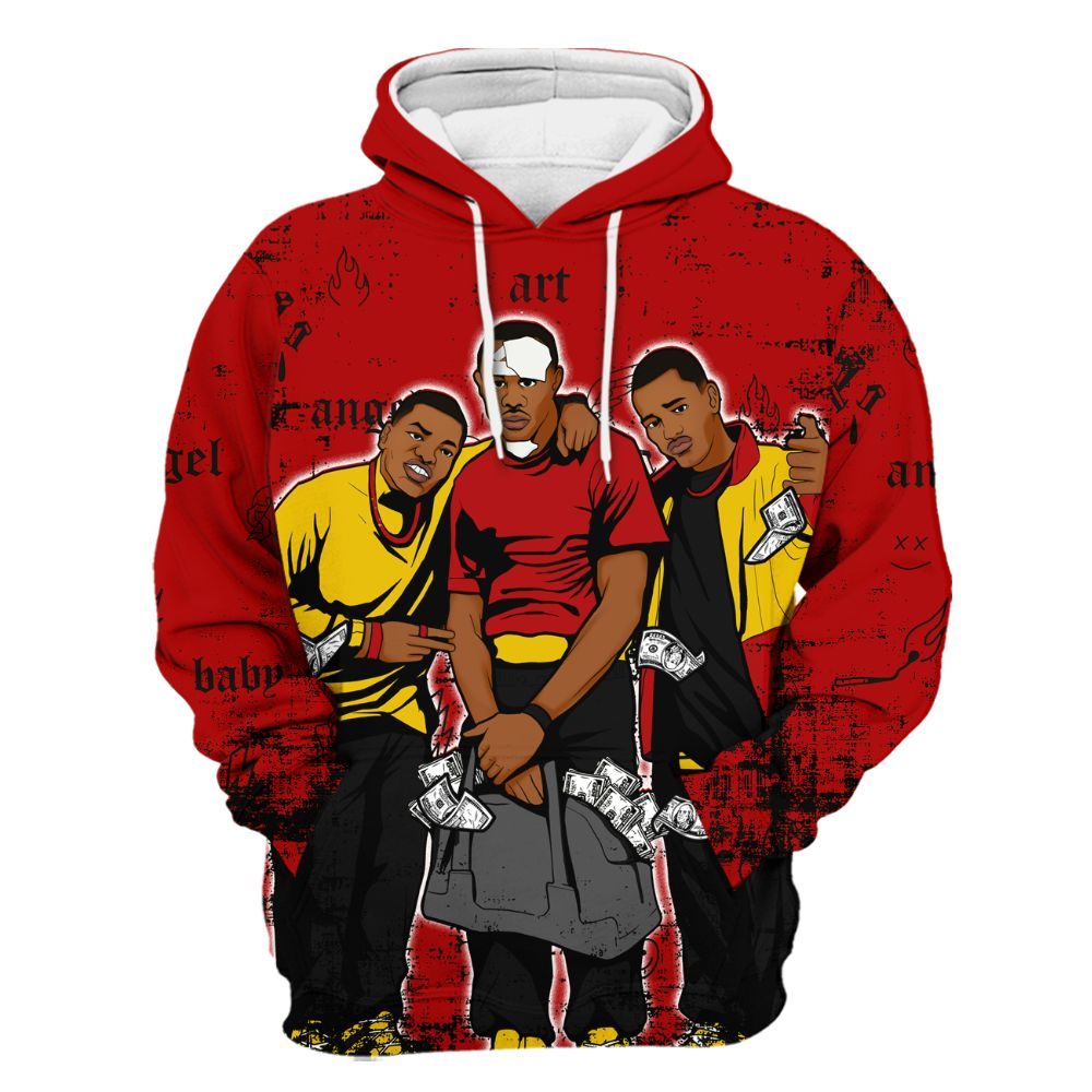 Hoodie To Match Low Lucky Cat 1s - Paid In Full Money All Over Print