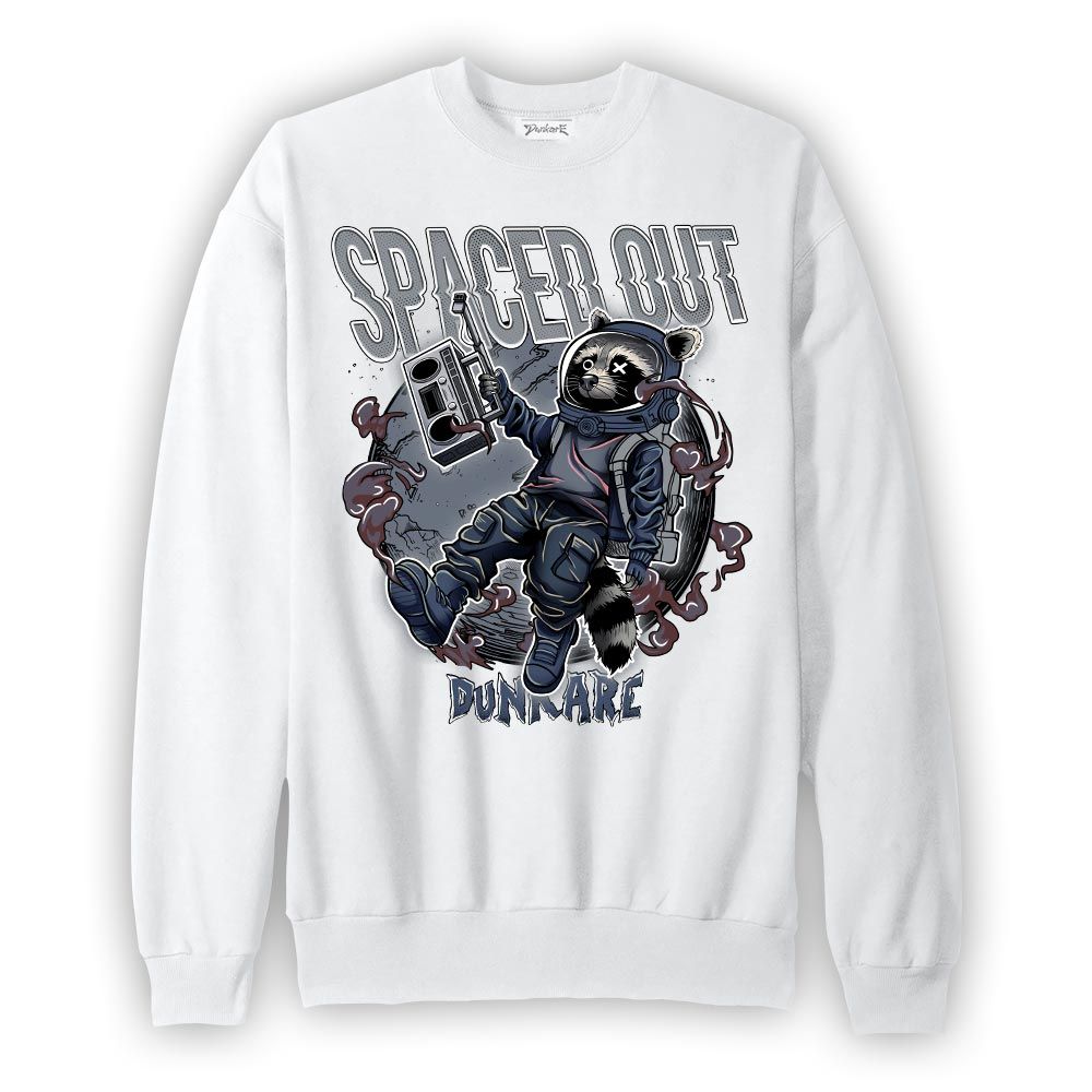 Sweatshirt To match Low Diffused Blue 11s Sweatshirt - Spaced Out Raccoon Graphic 1605 NMP