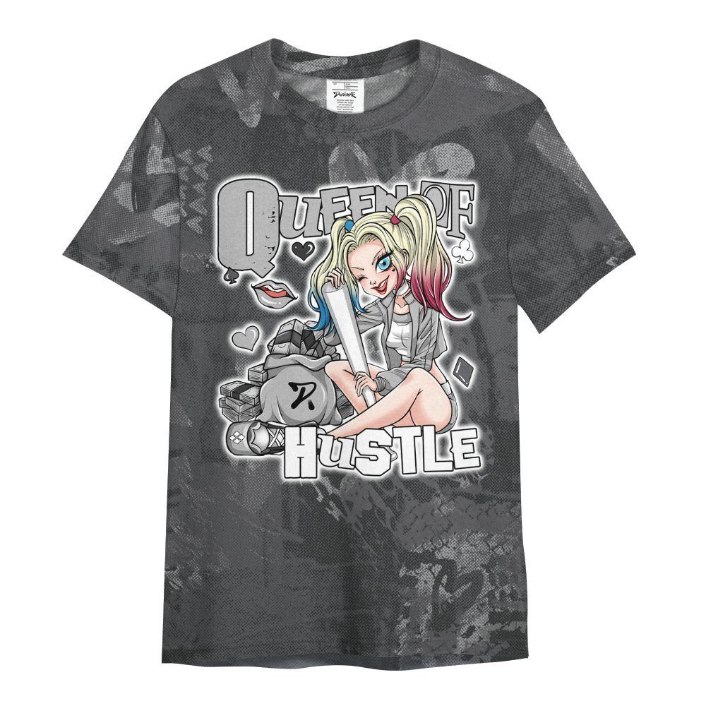 Shirt To Match White Thunder 4s - Hustles Quiinn Heart Grunge All Over Print