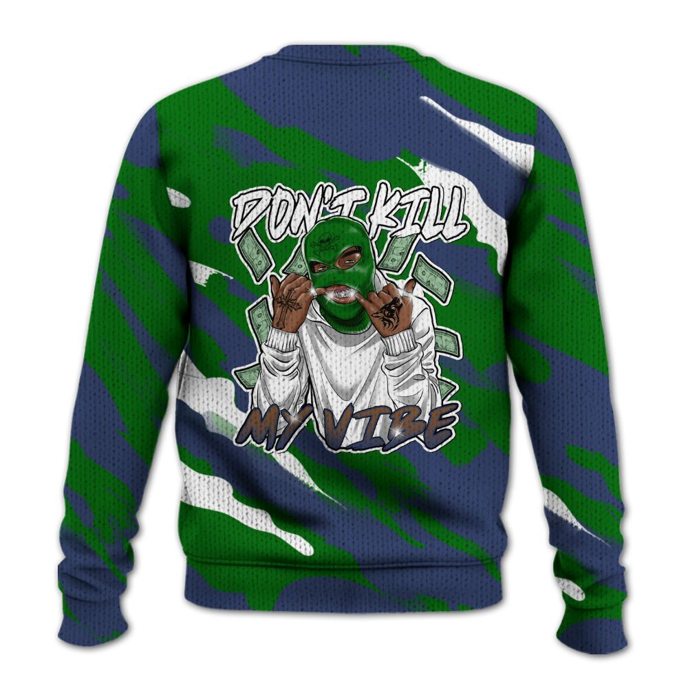 Knitted Sweater To Match Midnight Navy 13s - Vibe.Unique Colored