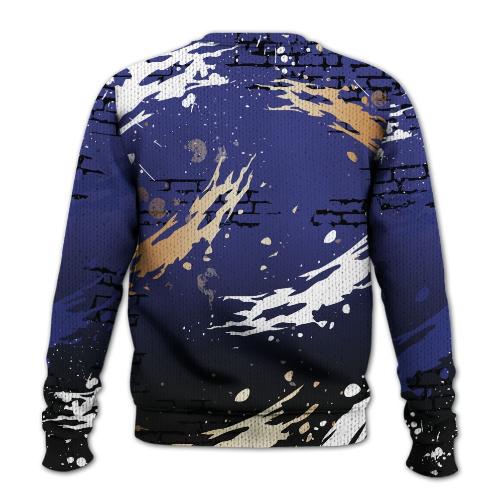 Sweater To Match JM Pro Black Concord - Values Of Loyalty Drip Graphic